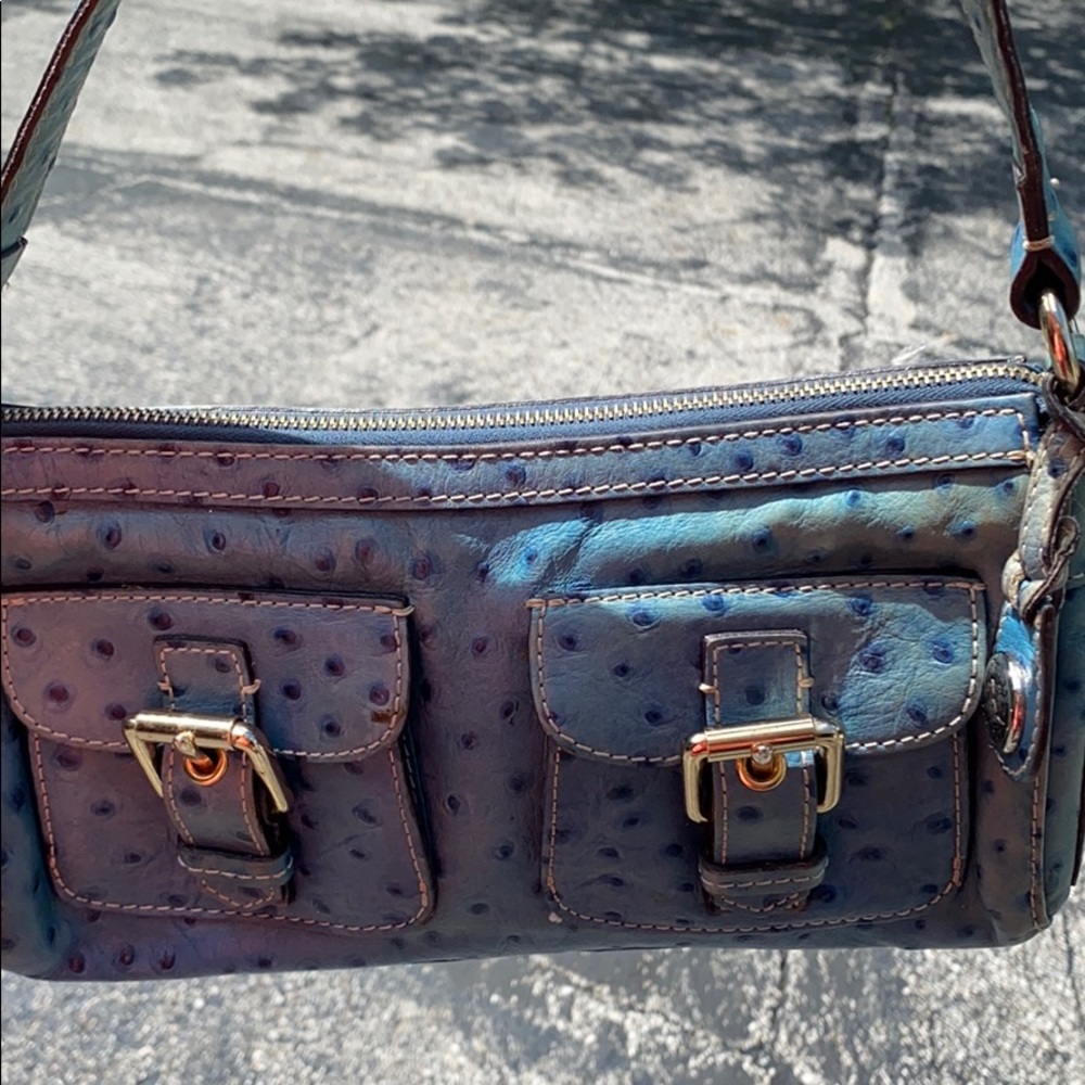 Dooney and Bourke purse ostrich leather